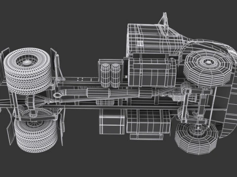 DuraStar Tractor 3D Model