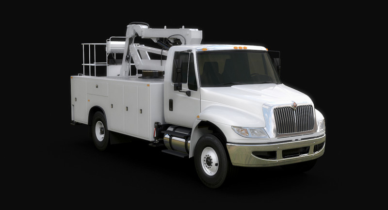 Durastar Cherry Picker 3D Model .c4d .max .obj .3ds .fbx .stl .blend
