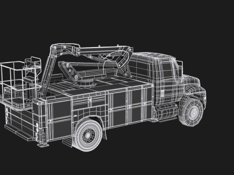 Durastar Cherry Picker 3D Model