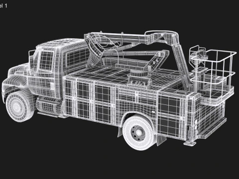 Durastar Cherry Picker 3D Model