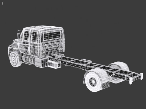 Durastar Crew Cab 3D Model