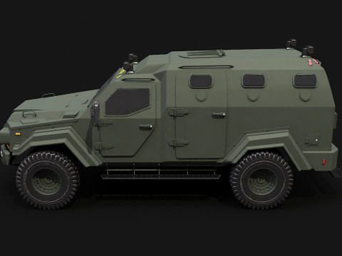 GURKHA monovolume Modello 3D