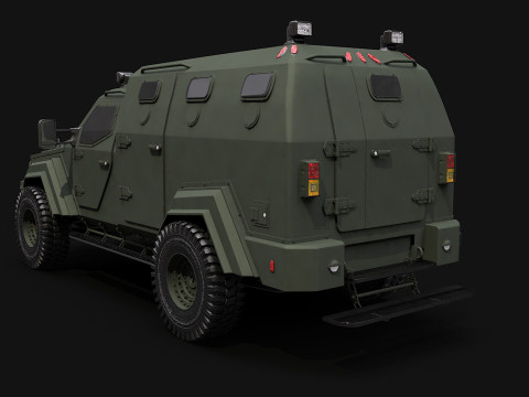 GURKHA monovolume Modello 3D