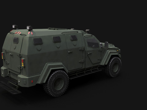 GURKHA monovolume Modello 3D