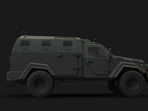 GURKHA monovolume Modello 3D