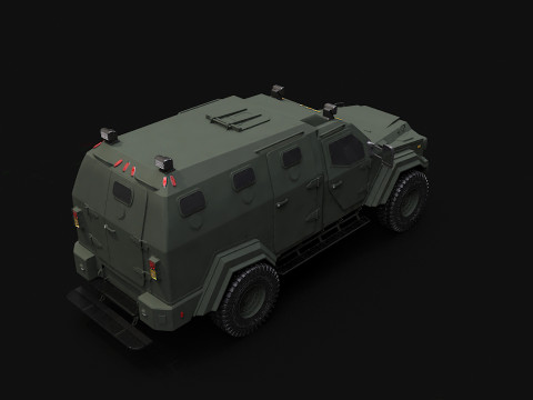 GURKHA monovolume Modello 3D