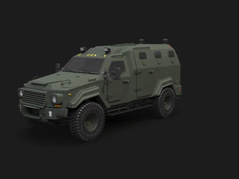 GURKHA MPV 3D Model