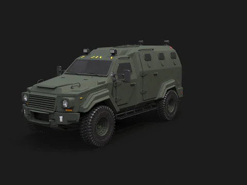 GURKHA MPV 3D Model