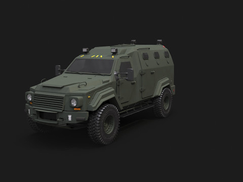 GURKHA monovolume Modello 3D