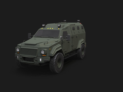 GURKHA monovolume Modello 3D