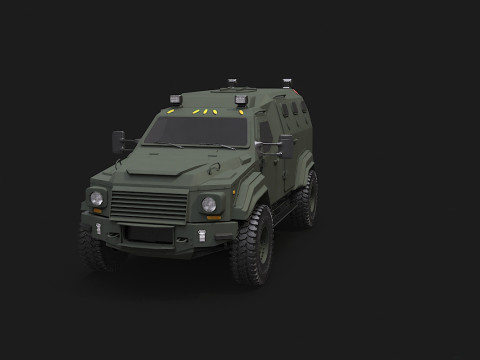 GURKHA monovolume Modello 3D