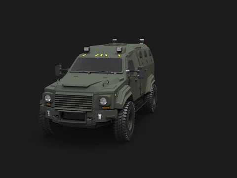 GURKHA MPV 3D Model