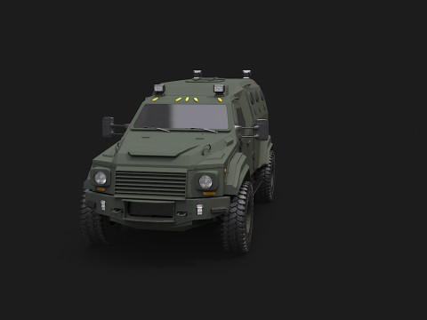 GURKHA monovolume Modello 3D