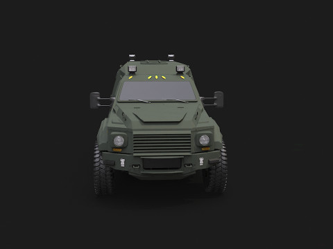 GURKHA monovolume Modello 3D