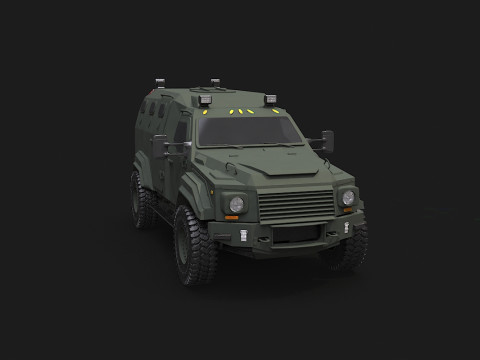 GURKHA monovolume Modello 3D