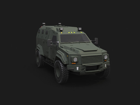 GURKHA monovolume Modello 3D