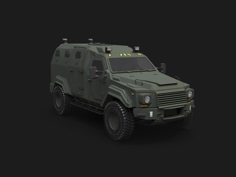 GURKHA monovolume Modello 3D