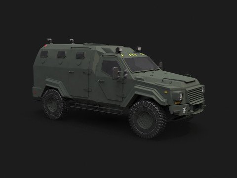 GURKHA monovolume Modello 3D