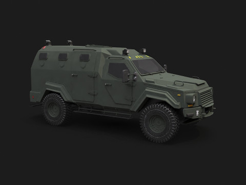 GURKHA monovolume Modello 3D