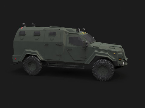 GURKHA monovolume Modello 3D