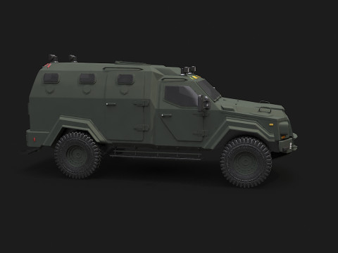 GURKHA monovolume Modello 3D