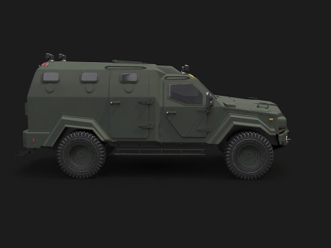 GURKHA monovolume Modello 3D