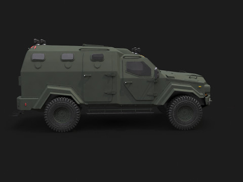 GURKHA monovolume Modello 3D