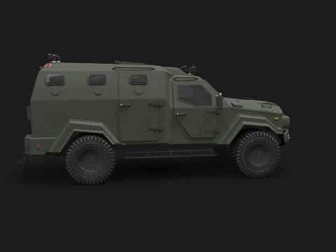 GURKHA monovolume Modello 3D