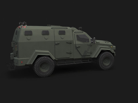 GURKHA monovolume Modello 3D