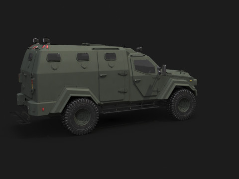 GURKHA monovolume Modello 3D