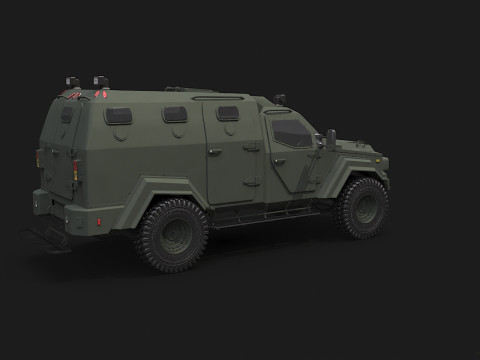 GURKHA monovolume Modello 3D