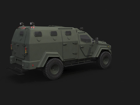 GURKHA monovolume Modello 3D