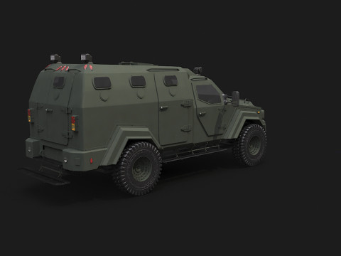 GURKHA monovolume Modello 3D