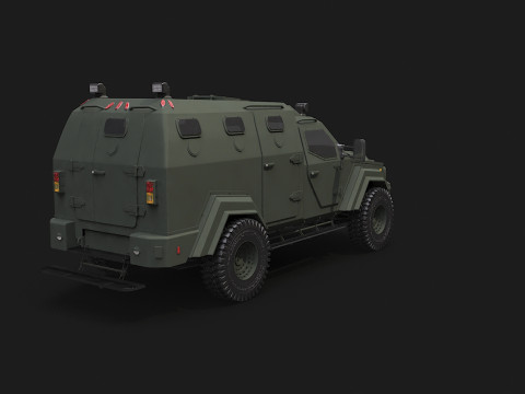 GURKHA monovolume Modello 3D