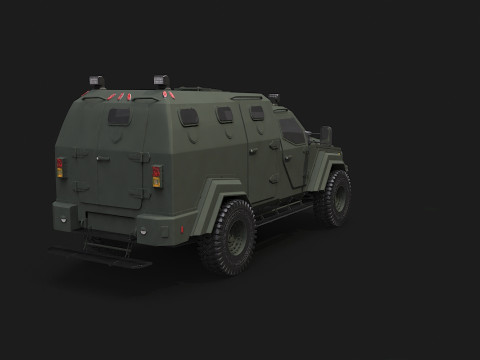 GURKHA monovolume Modello 3D