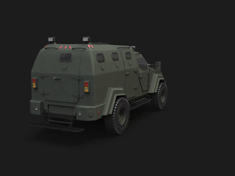 GURKHA monovolume Modello 3D