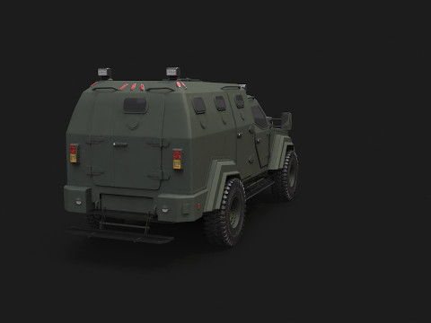 GURKHA monovolume Modello 3D