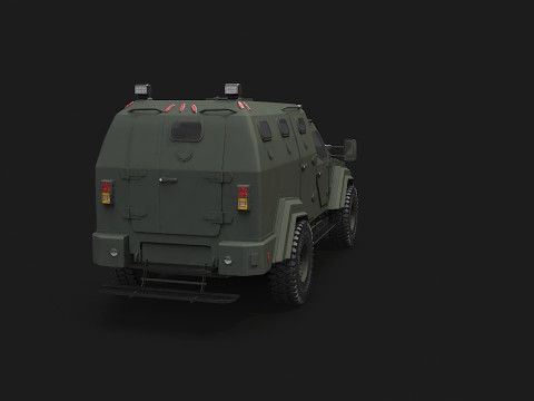 GURKHA monovolume Modello 3D