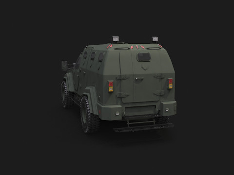 GURKHA monovolume Modello 3D