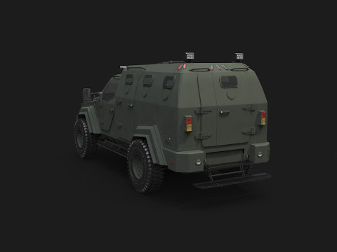 GURKHA monovolume Modello 3D