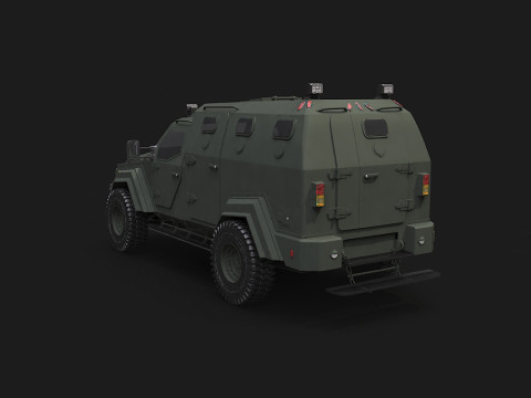 GURKHA monovolume Modello 3D