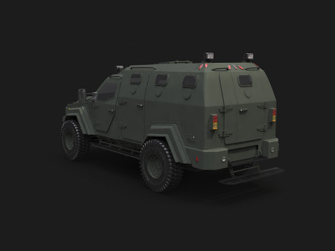 GURKHA monovolume Modello 3D