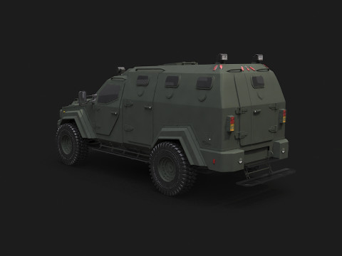 GURKHA monovolume Modello 3D