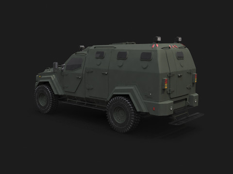 GURKHA monovolume Modello 3D