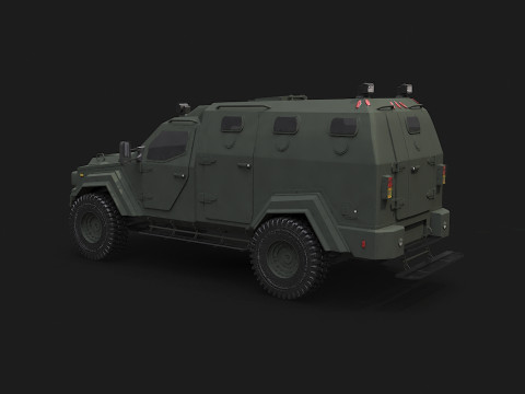 GURKHA monovolume Modello 3D