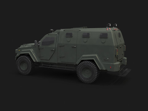 GURKHA monovolume Modello 3D