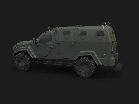 GURKHA monovolume Modello 3D