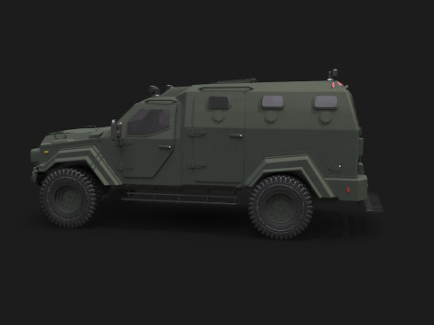 GURKHA monovolume Modello 3D