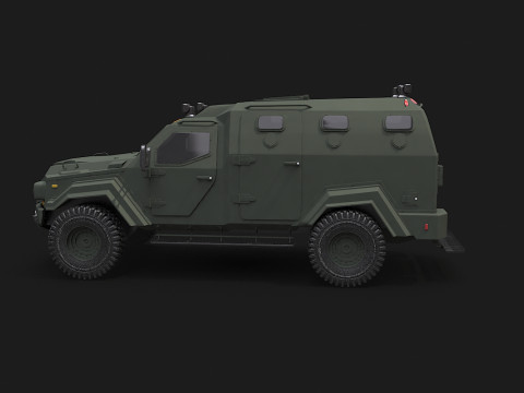 GURKHA monovolume Modello 3D