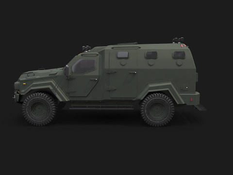 GURKHA monovolume Modello 3D